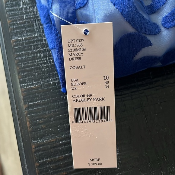 Blue Patterned Dress - Picture 11 of 11